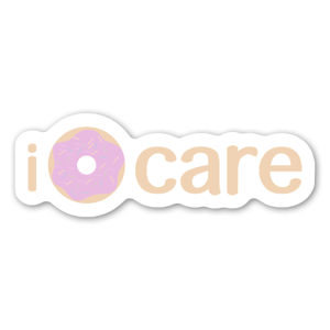 Donut care stickers