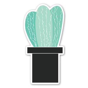 Stickers with a cactus