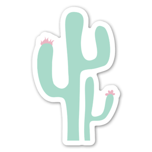 Stickers with a cactus