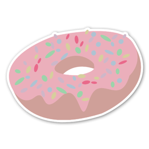 The jellynut donut stickers