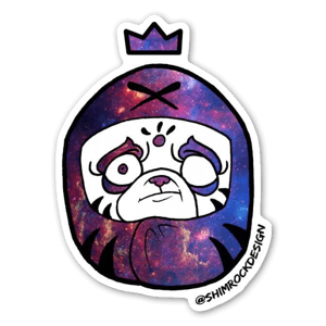 Trendy Daruma Pugzy as a sticker 