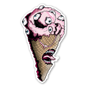 Can I offer a yummie eyescream? - Sticker