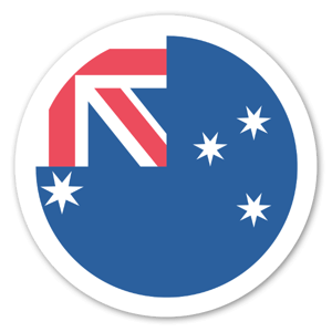 Australian flag sticker by EmojiOne