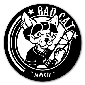 Sticker Bad Cat by Tizieu