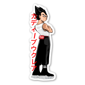 SUPREME VEGETA sticker