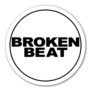 Broken Beat circular logo, 8cm x 8cm