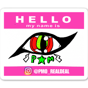 If you like "Hello My Name Is" stickers and also enjoy my designs, you may find yourself liking this sticker.