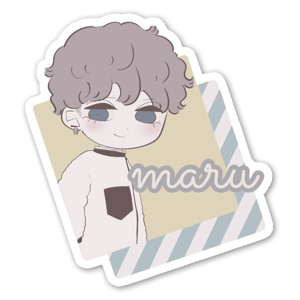 It is a sticker wearing Maru's favourite clothes.