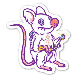 Frankensteins mouse sticker