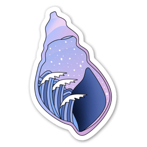 Purple conch shell