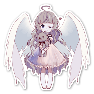 A cute little angel-chan to watch over you