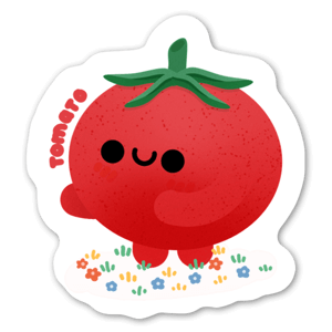 Cute baby plump tomato