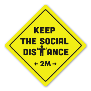 Please keep the distance