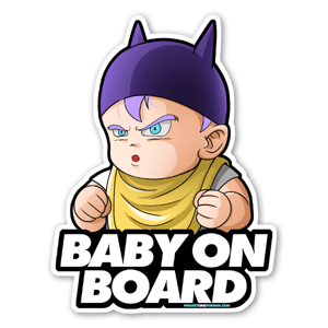 Baby on board trunks car decal