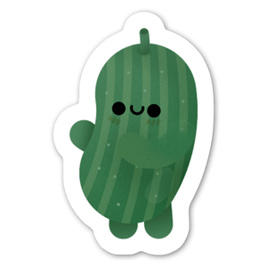 Cute cucumber