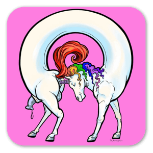 Born one fine Pride Month day, bursting forth onto the scene, with a poof of glittery fabulousness - its the Unicornoborus! - taking self love to the next level - eternity.