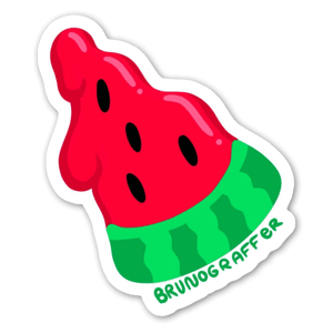 Water melon sticker