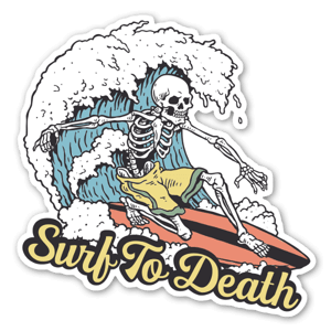 Surfing Skeleton