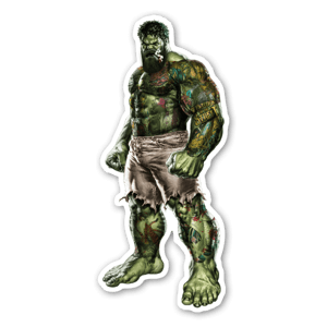 The Incredibly Bearded Hulk