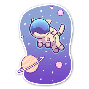 I just wanna go to space, cat