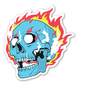 A flying burning skull sticks that goes exactly where you want it to