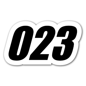 Racing sticker 023 