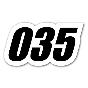 Racing sticker 035