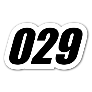 Racing sticker 029