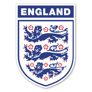 The English crest as sticker