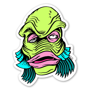 Bobby Swamp Thing Custom Stickers labels decals