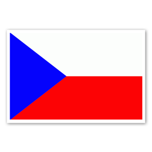 You can now order the Czech Republic flag as a sticker  