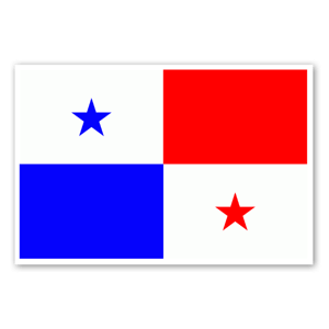 Flag of Panama as custom stickers 