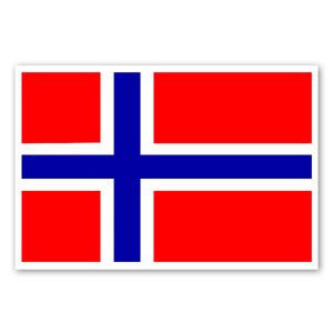 Order the flag of Norway as custom stickers today! 