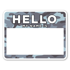 Add your name to this label and use it for a birthday party, a conference or whatever you like! 