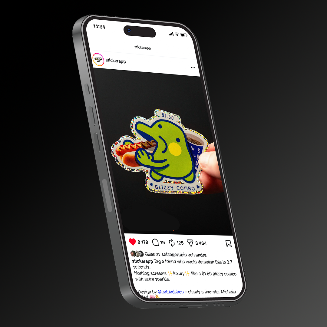 Get your Stickers featured with us!